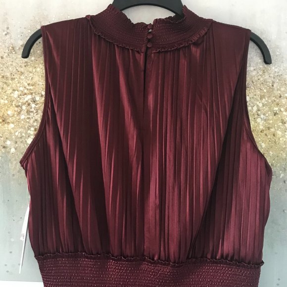 ✨HOST PICK✨Nanette Lepore High Neck Pleated Dress (NWT) - Picture 10 of 16